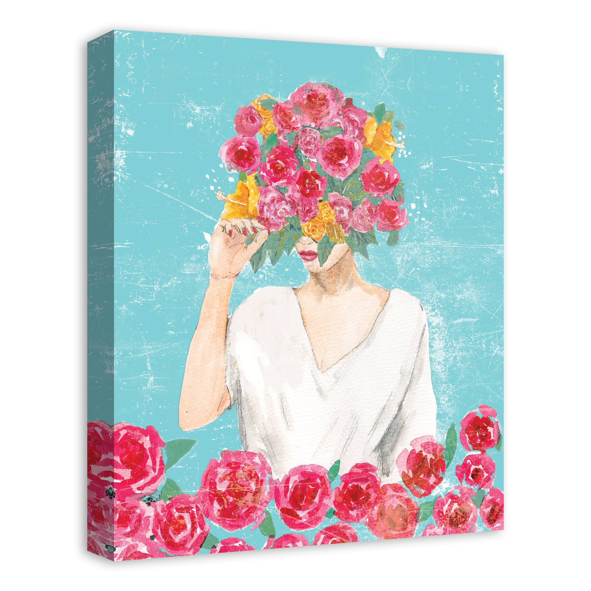 Glam Girl Canvas Wall Art